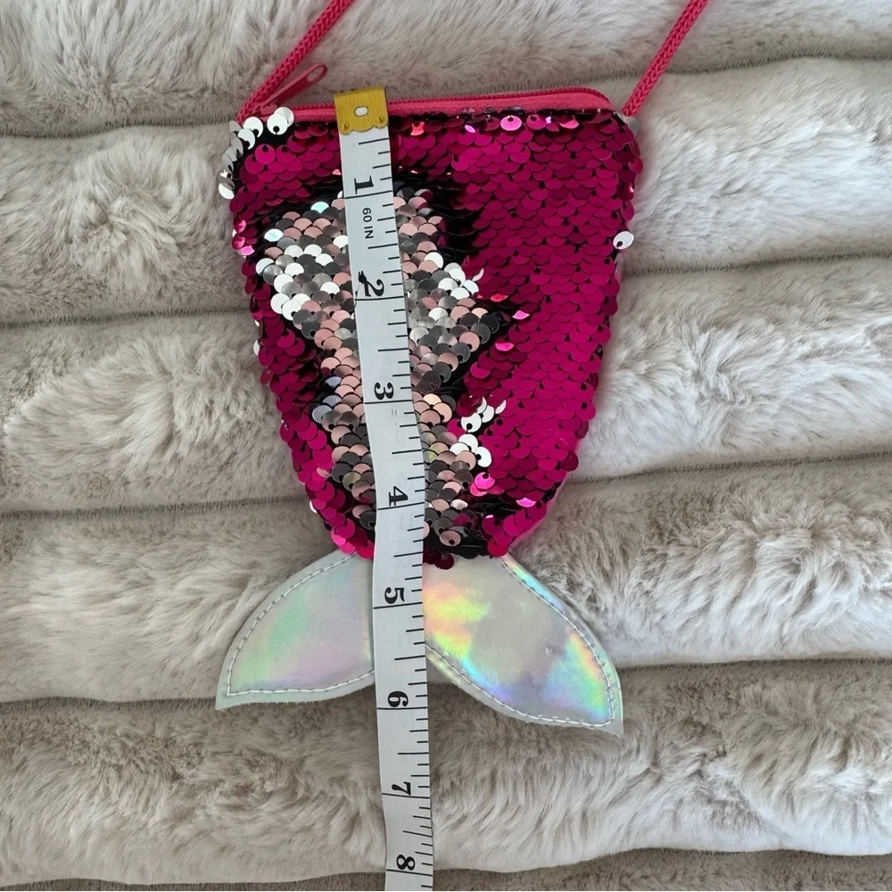 Mermaid purse | Sequin flip | very small almost coin purse sized